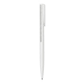 Crystal Shimmer ballpoint pen, White lacquered, Chrome plated